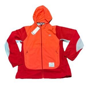 adidas Women’s Size S New York City FullZip Running Jacket Better Scarlet IW9234